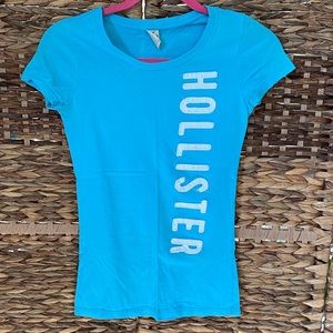 Hollister Blue Graphic T-shirt
